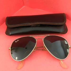Vintage RayBan Aviators with Original Case 1970's